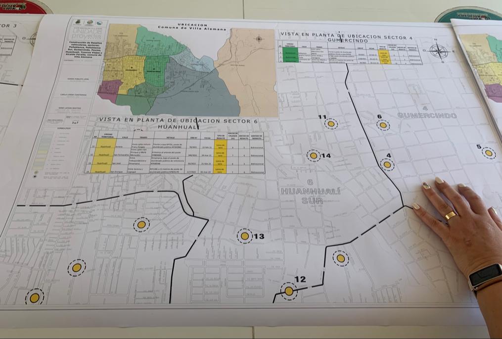 VILLA ALEMANA CONTARÁ CON 26 NUEVOS RESALTOS VEHICULARES PARA SEIS SECTORES DE LA COMUNA